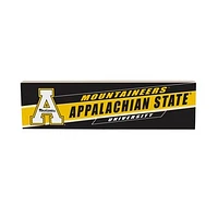 Appalachian State Mountaineers 5" x 18" Shadow Logo Wood Mantle Sign