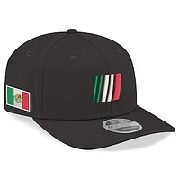 Men's New Era Black NASCAR Mexico City Race 9EVENTY Adjustable Hat
