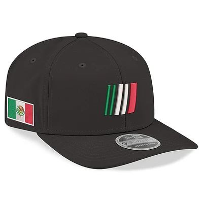 Men's New Era Black NASCAR Mexico City Race 9EVENTY Adjustable Hat