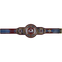 Nathan MacKinnon Colorado Avalanche Autographed WWE Legacy Title Belt with "2022 SC Champs" Inscription