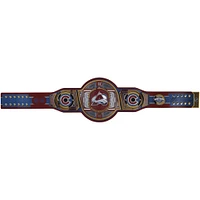 Nathan MacKinnon Colorado Avalanche Autographed WWE Legacy Title Belt with "2022 SC Champs" Inscription