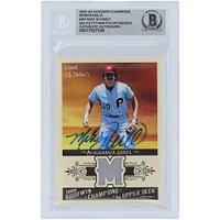 Mike Schmidt Philadelphia Phillies Autographed 2009 Upper Deck Goodwin Champions Relic #GCM-MS Beckett Fanatics Witnessed Authenticated Card