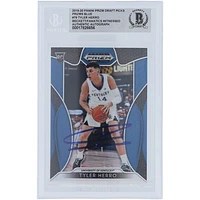 Tyler Herro Kentucky Wildcats Autographed 2019-20 Panini Prizm Draft Picks Blue Prizm #79 Beckett Fanatics Witnessed Authenticated Rookie Card