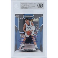 Tyler Herro Kentucky Wildcats Autographed 2019-20 Panini Prizm Draft Picks Blue Prizm #79 Beckett Fanatics Witnessed Authenticated Rookie Card