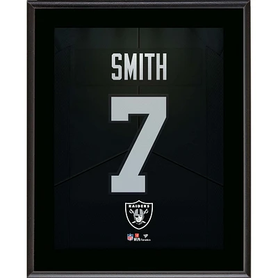 Geno Smith Las Vegas Raiders 10.5" x 13" Jersey Number Sublimated Player Plaque