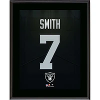 Geno Smith Las Vegas Raiders 10.5" x 13" Jersey Number Sublimated Player Plaque