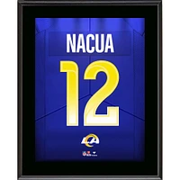 Puka Nacua Los Angeles Rams 10.5" x 13" Jersey Number Sublimated Player Plaque
