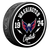Washington Capitals Bolt Hockey Puck