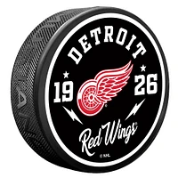 Detroit Red Wings Bolt Hockey Puck