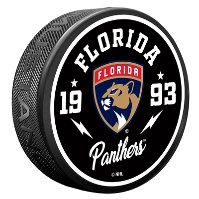 Florida Panthers Bolt Hockey Puck