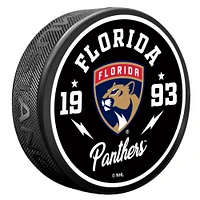 Florida Panthers Bolt Hockey Puck