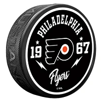 Philadelphia Flyers Bolt Hockey Puck