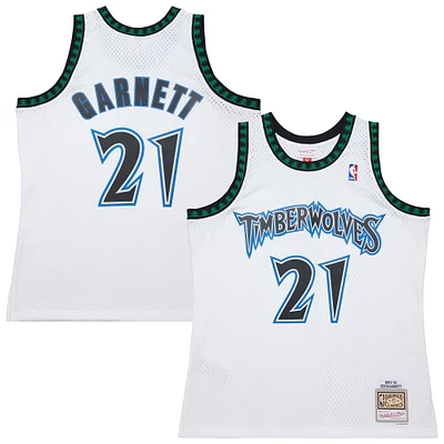 Men's Mitchell & Ness Kevin Garnett White Minnesota Timberwolves 2003-04 Swingman Jersey