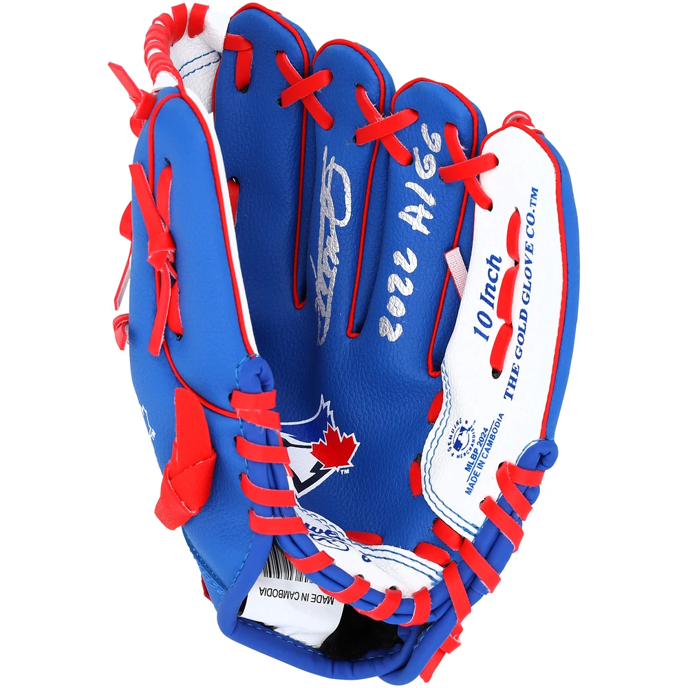 Vladimir Guerrero Jr. Toronto Blue Jays Autographed Rawlings Replica Glove with "2022 AL GG" Inscription
