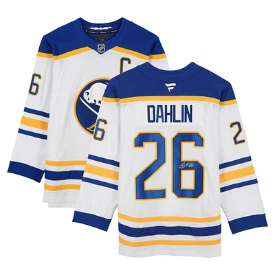 Rasmus Dahlin Buffalo Sabres Autographed White Fanatics Premium Jersey