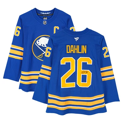 Rasmus Dahlin Buffalo Sabres Autographed Royal Fanatics Premium Jersey