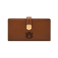 Fossil  Auburn Tigers Lennox Leather Tab Bifold Wallet