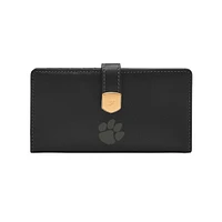 Fossil Clemson Tigers Lennox Leather Tab Bifold Wallet