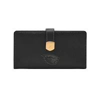 Fossil Oregon State Beavers Lennox Leather Tab Bifold Wallet