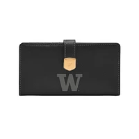 Fossil  Washington Huskies Lennox Leather Tab Bifold Wallet