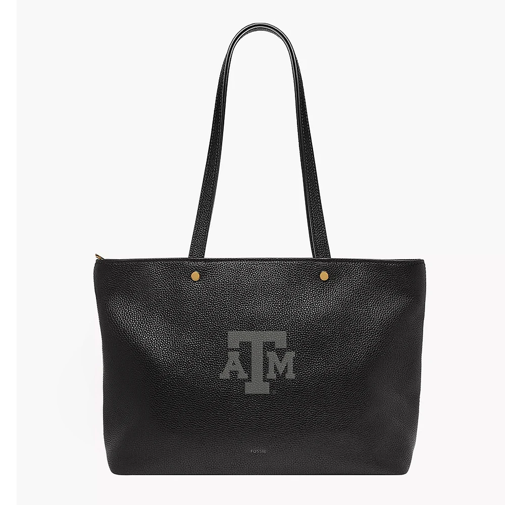Fossil Texas A&M Aggies Jessie Leather Zip Tote