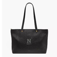 Fossil  Navy Midshipmen Jessie Leather Zip Tote