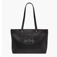Fossil  Mississippi State Bulldogs Jessie Leather Zip Tote