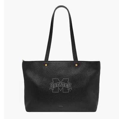Fossil  Mississippi State Bulldogs Jessie Leather Zip Tote
