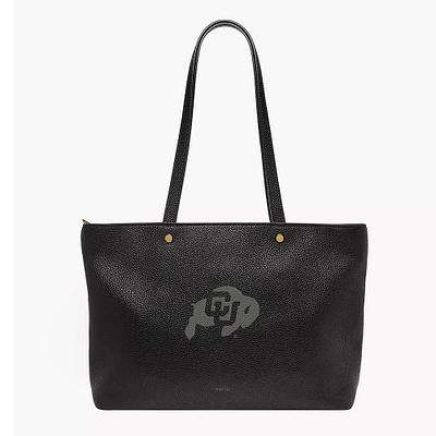 Fossil  Colorado Buffaloes Jessie Leather Zip Tote