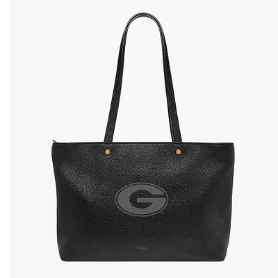 Fossil  Georgia Bulldogs Jessie Leather Zip Tote