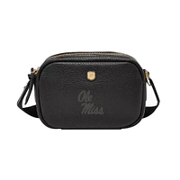 Fossil Ole Miss Rebels Danni Leather Crossbody Bag