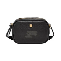 Fossil Purdue Boilermakers Danni Leather Crossbody Bag