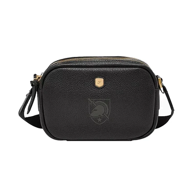 Fossil Army Black Knights Danni Leather Crossbody Bag