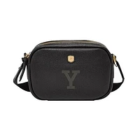Fossil  Yale Bulldogs Danni Leather Crossbody Bag