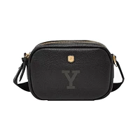 Fossil  Yale Bulldogs Danni Leather Crossbody Bag