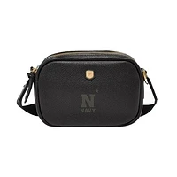 Fossil Navy Midshipmen Danni Leather Crossbody Bag