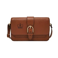 Fossil  Columbia University Zoey Leather Small Flap Crossbody Bag