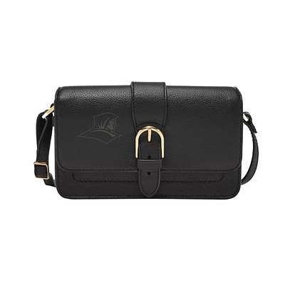 Fossil Providence Friars Zoey Leather Small Flap Crossbody Bag