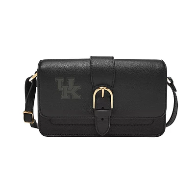 Fossil Kentucky Wildcats Zoey Leather Small Flap Crossbody Bag