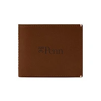 Fossil  Pennsylvania Quakers Westover Leather Bifold Flip Wallet