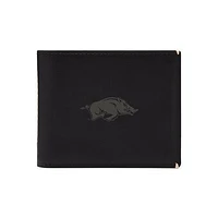 Fossil Arkansas Razorbacks Westover Leather Bifold Flip Wallet