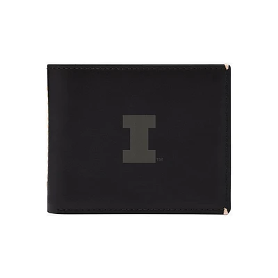 Fossil Illinois Fighting Illini Westover Leather Bifold Flip Wallet