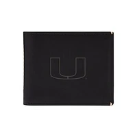 Fossil Miami Hurricanes Westover Leather Bifold Flip Wallet