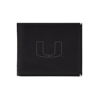 Fossil Miami Hurricanes Westover Leather Bifold Flip Wallet