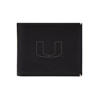 Fossil Miami Hurricanes Westover Leather Bifold Flip Wallet