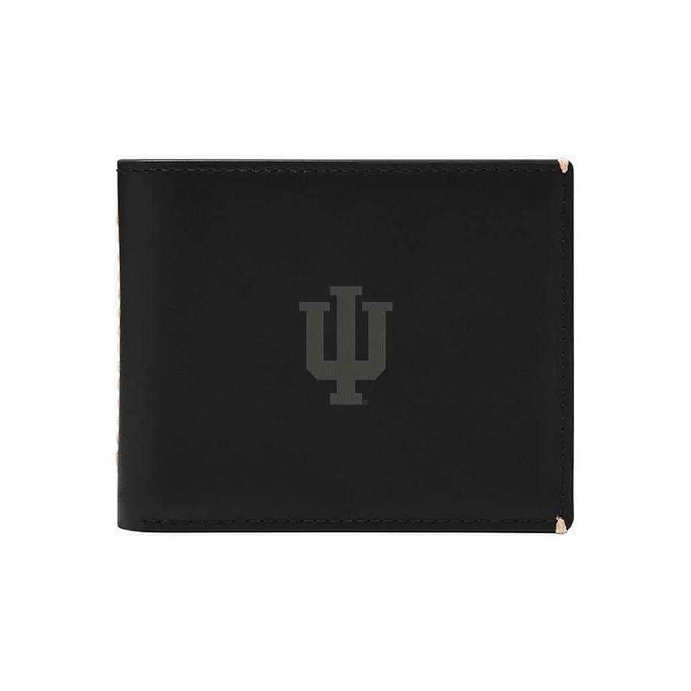 Fossil Indiana Hoosiers Westover Leather Bifold Flip Wallet
