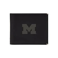 Fossil Michigan Wolverines Westover Leather Bifold Flip Wallet