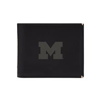 Fossil Michigan Wolverines Westover Leather Bifold Flip Wallet