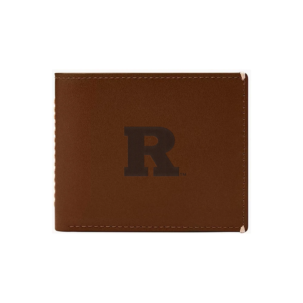 Fossil Rutgers Scarlet Knights Westover Leather Bifold Flip Wallet