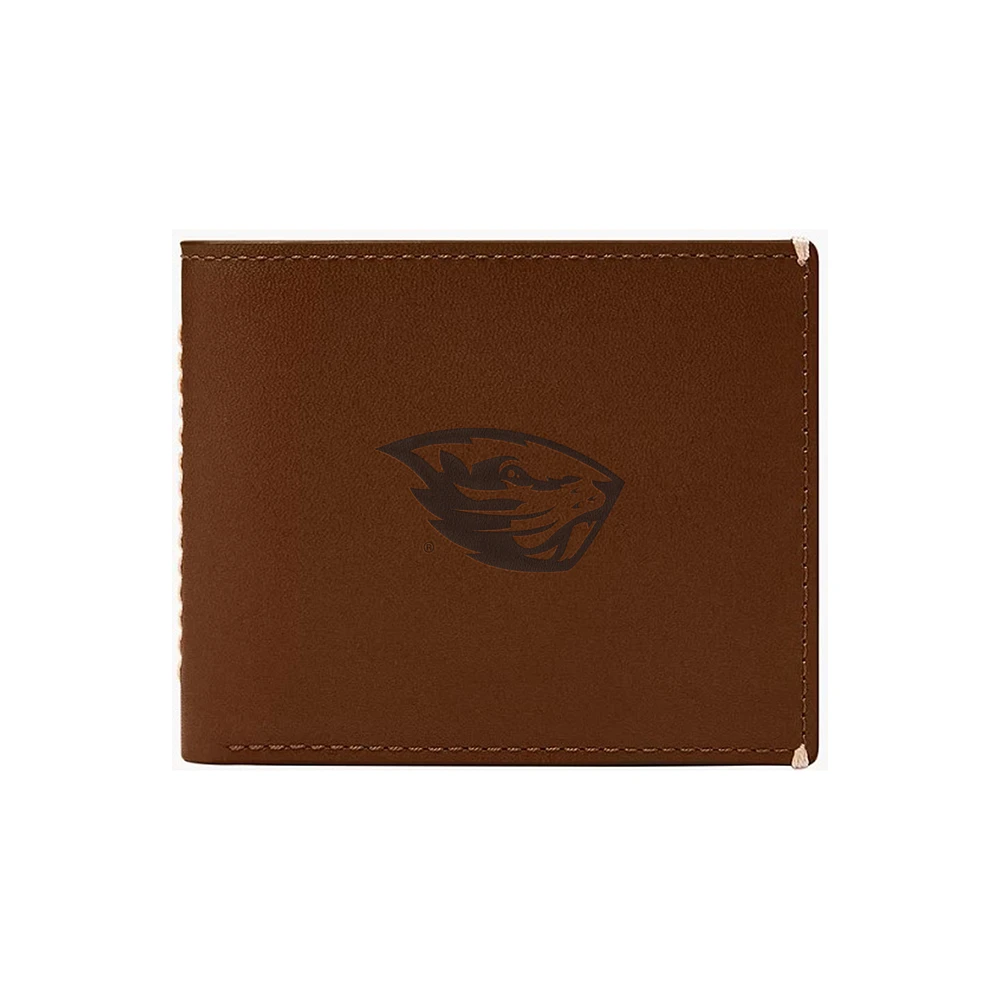 Fossil Oregon State Beavers Westover Leather Bifold Flip Wallet